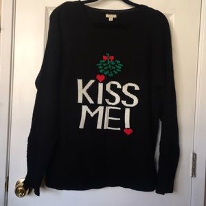 Knit “Kiss Me!” Sweater